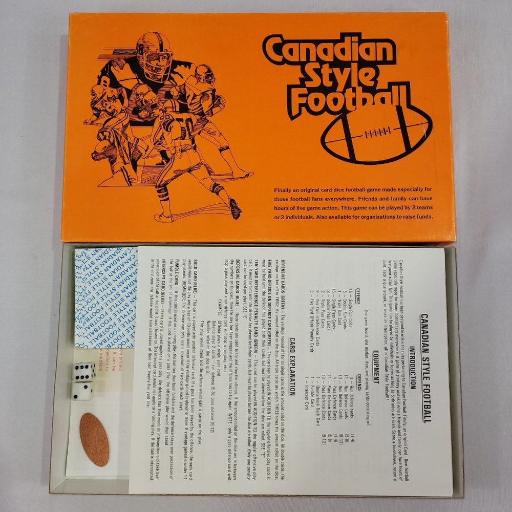 Canadian Style Football Vintage 1984 Game by Gateway